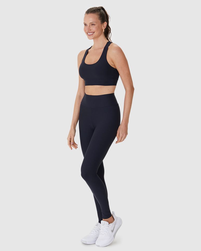 Calça Legging Esportiva Feminina Em Malha Com Proteção UV50+