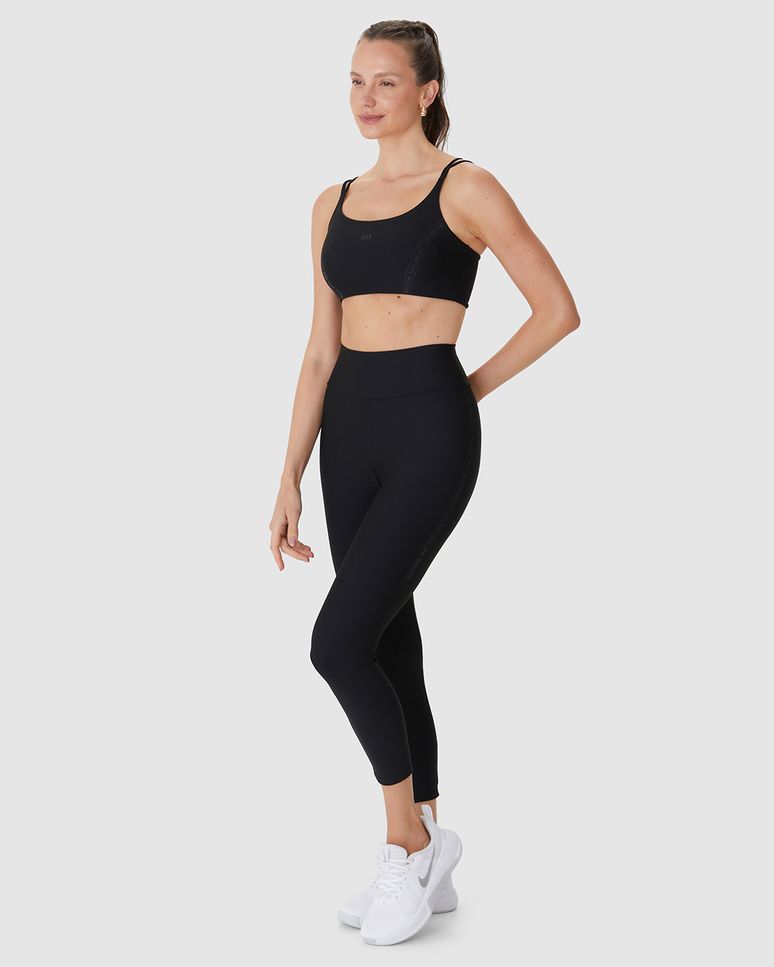 Calça Esportiva Feminina Capri Living On The Move Malha Dry E Proteção UV50+ Malwee Active