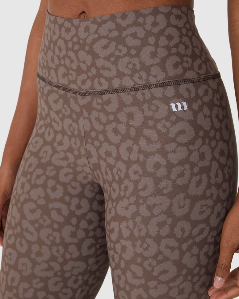 Calça Legging Esportiva Feminina Animal Print Em Malha Dry E Proteção UV50+