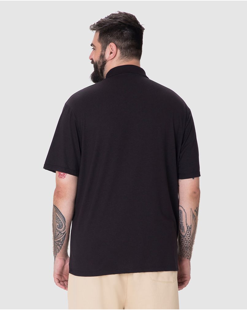 Camisa Polo Movimento Masculina Plus Size Gola Esporte Malha Anti
