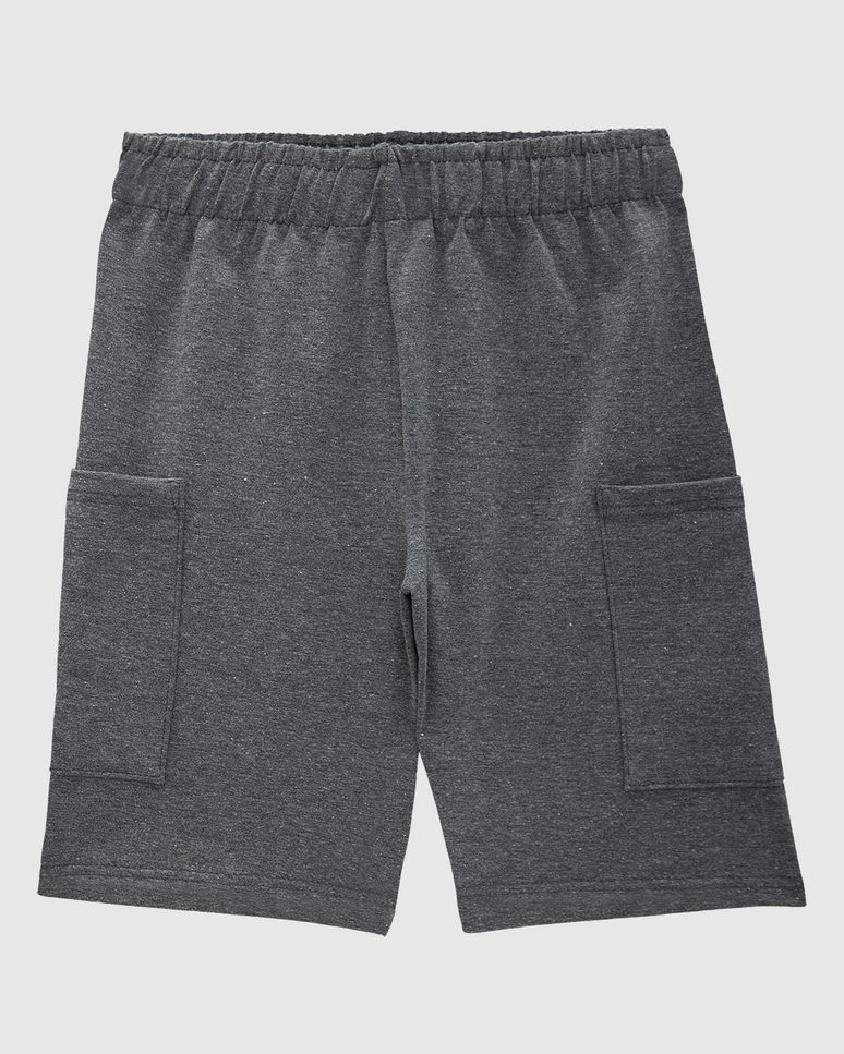 Bermuda Infantil Menino Bolso Perna Lateral Em Algodão Malwee Kids