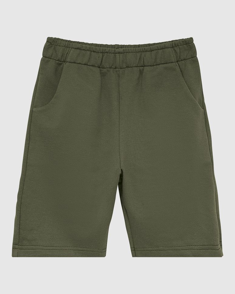 Bermuda Infantil Menino Em Moletom Sem Flanela Malwee Kids