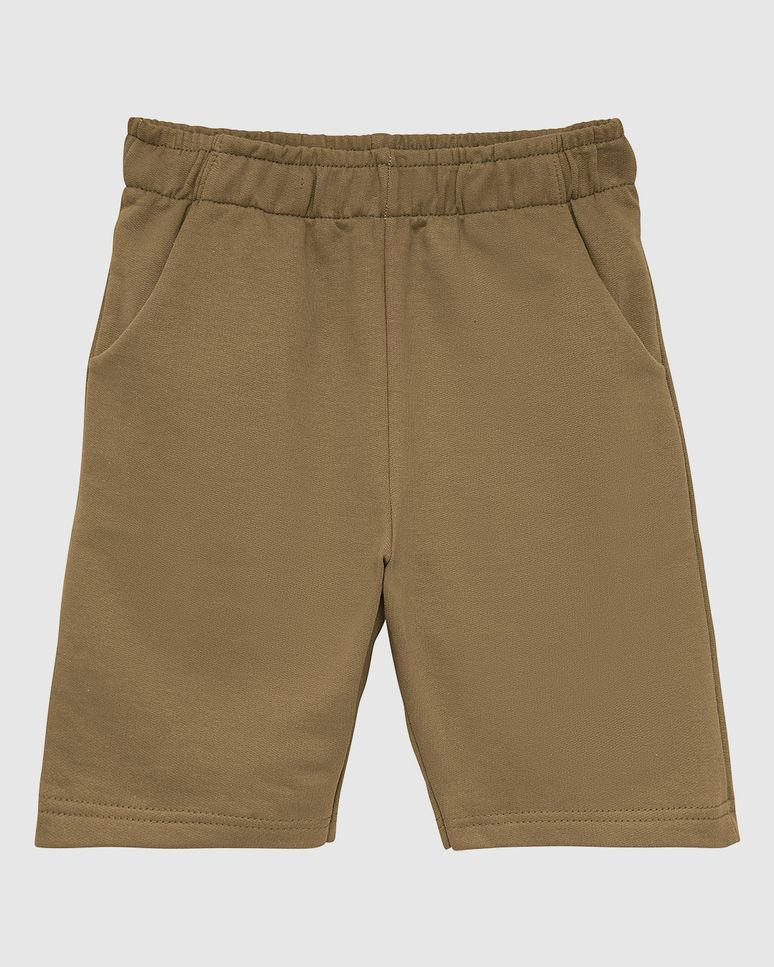 Bermuda Infantil Menino Em Moletom Sem Flanela Malwee Kids