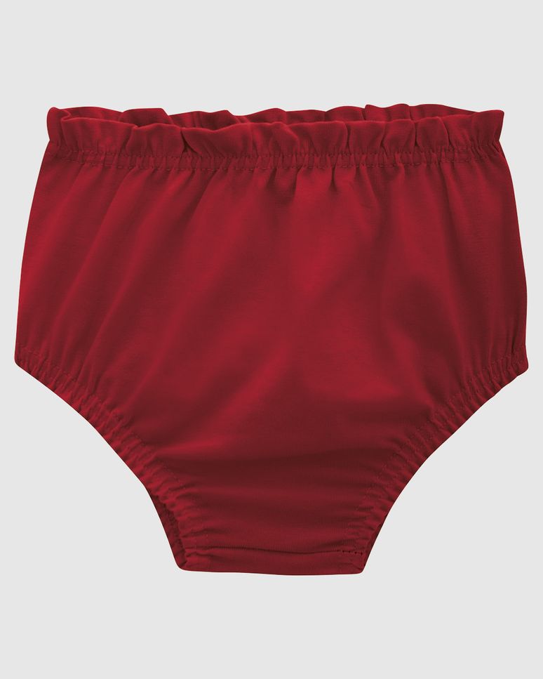 Calcinha Bebê Menina Tapa Fralda Em Algodão Malwee Kids