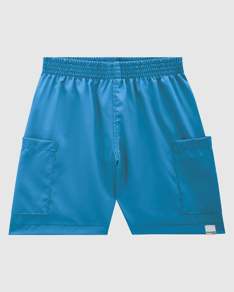 Bermuda Infantil Menino Bolso Funcional Em Microfibra Malwee Kids