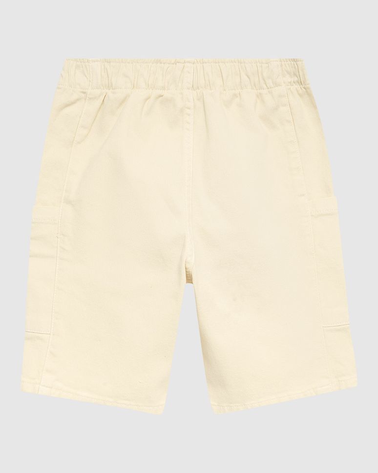 Bermuda Infantil Menino Cargo Cadarço Decorativo Em Sarja Stretch Malwee Kids