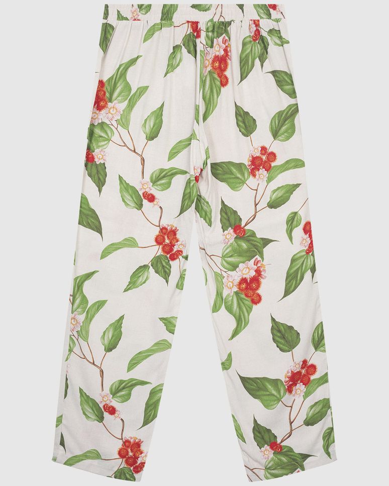 Calça Reta Feminina Plus Size Em Viscolinho