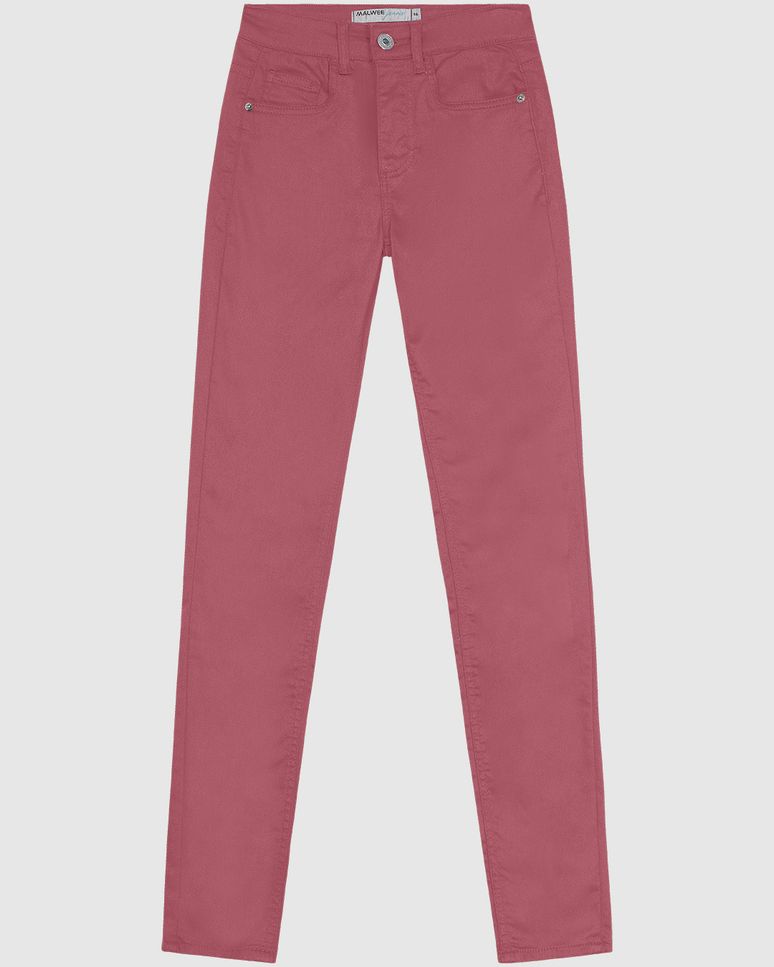 Calça Skinny Feminina Cintura Média Em Flex Jeans