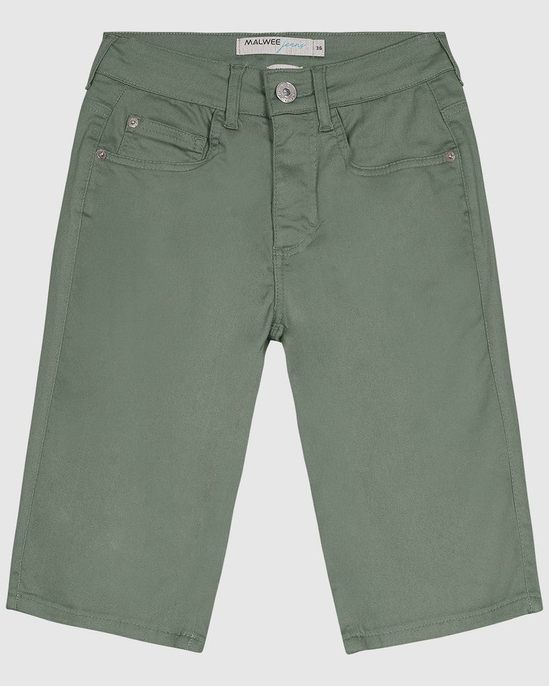 Bermuda Feminina Ciclista Em Sarja Com Elastano