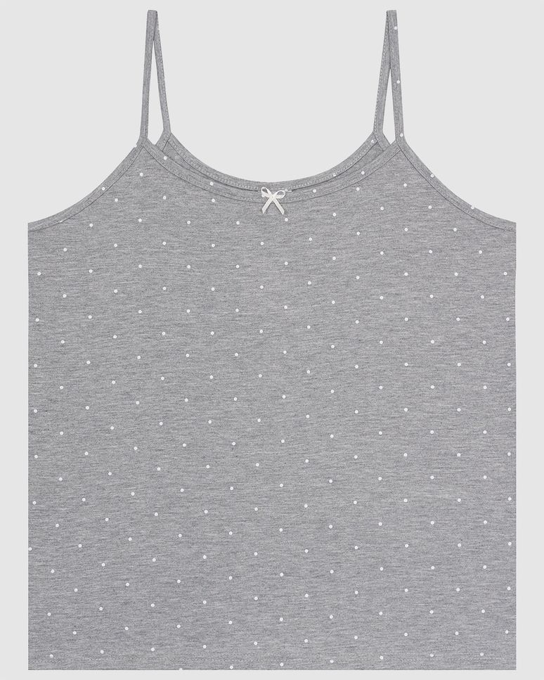 Regata Feminina De Pijama Alça Fina Em Malha Viscose Stretch