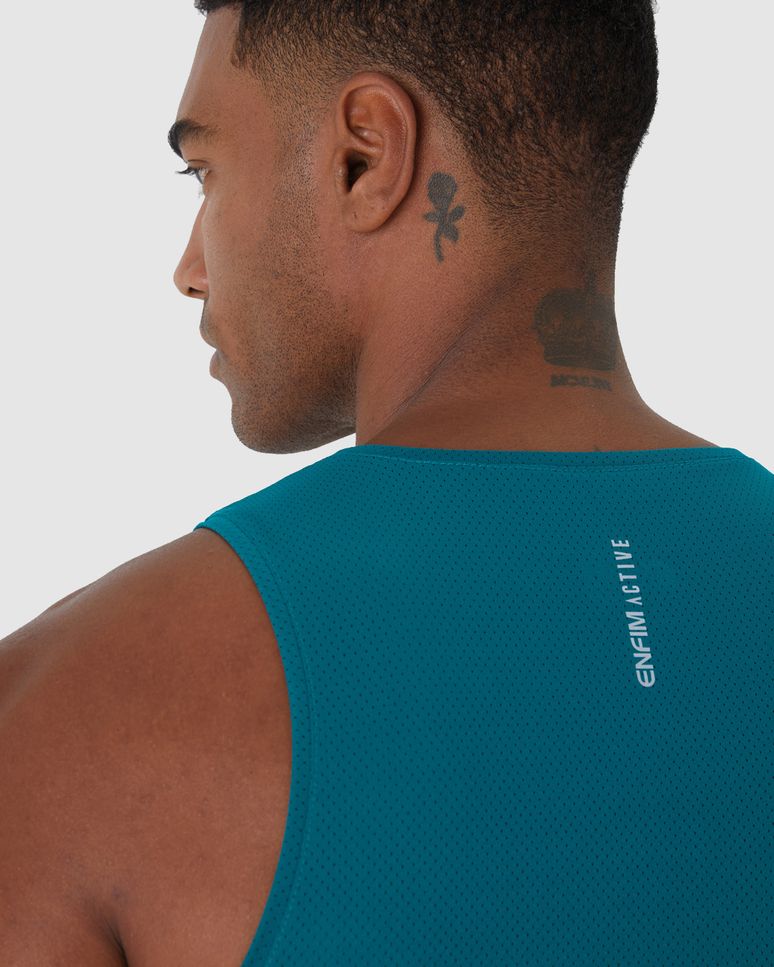 Regata Masculina Com Dry Em Poliamida - ENFIM