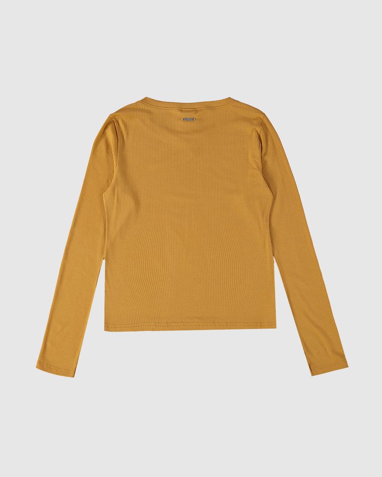 Blusa Básica Feminina Decote Canoa Em Malha Viscose Canelada - ENFIM