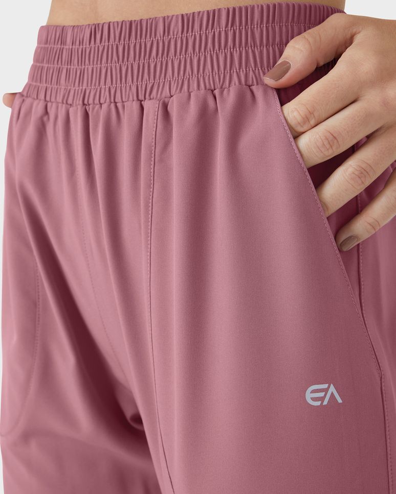 Calça Runner Feminina Com Recorte Em Tafetá Com Elastano - ENFIM