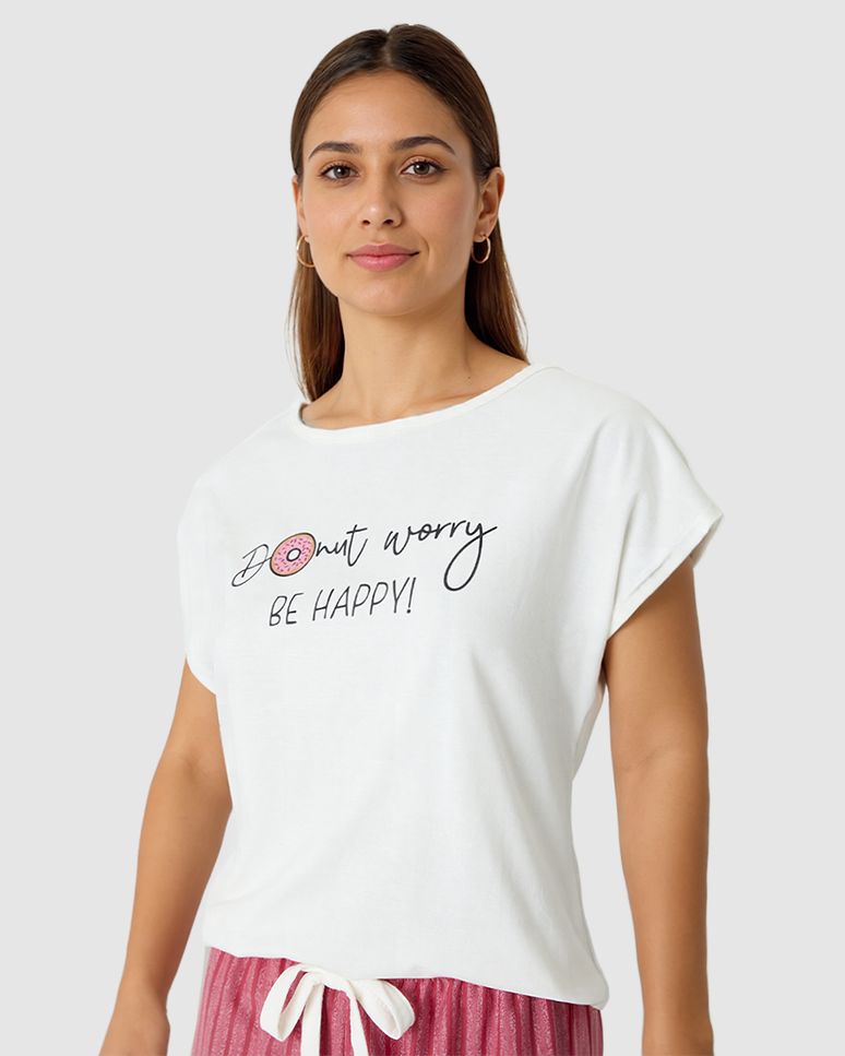 Pijama Curto Feminino Shorts Em Malha Listrada