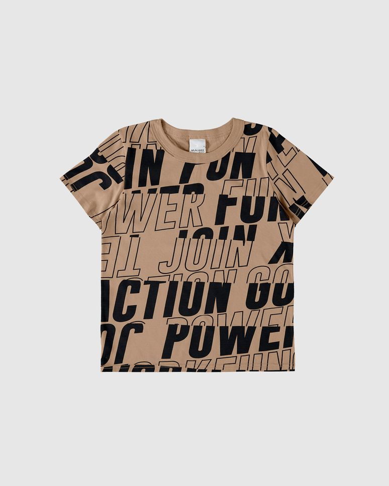 Camiseta Infantil Menino Estampada Em Algodão Malwee Kids