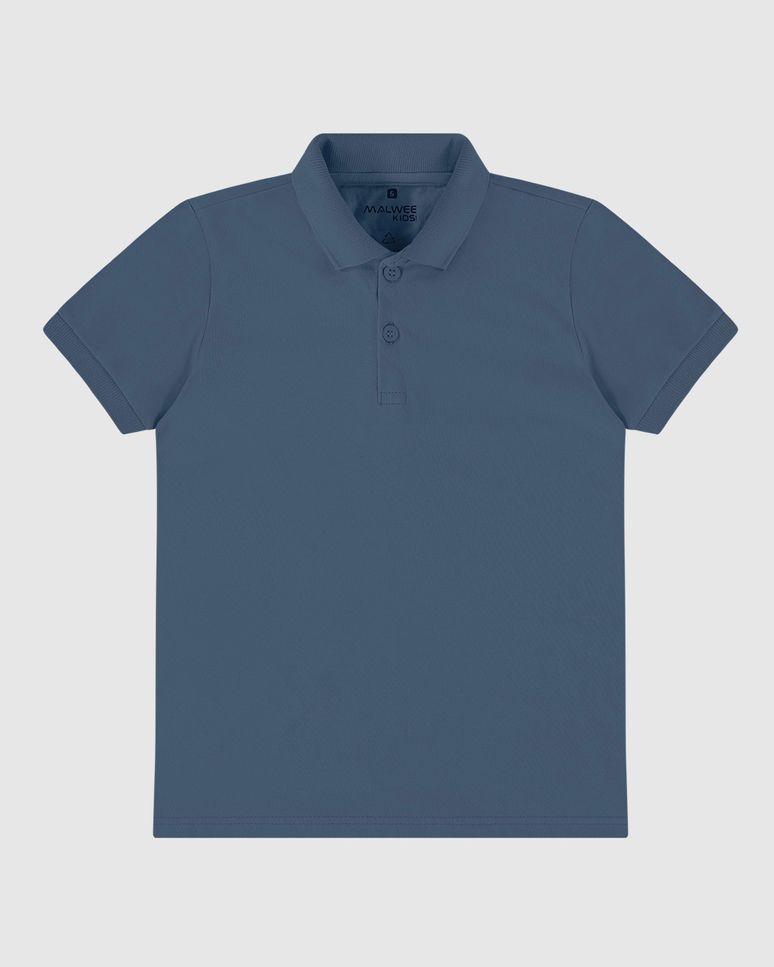 Camisa Polo Infantil Menino Em Piquet Premium Malwee Kids