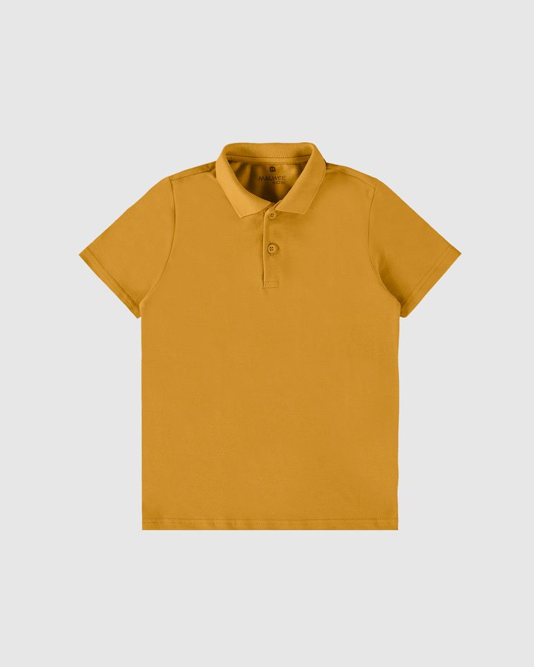 Camisa Polo Infantil Menino Em Piquet Premium Malwee Kids