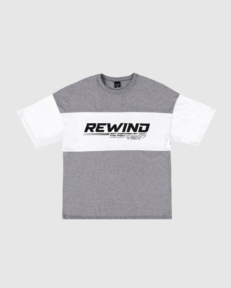 Camiseta Menino Oversized Rewind Em Algodão Malwee Kids