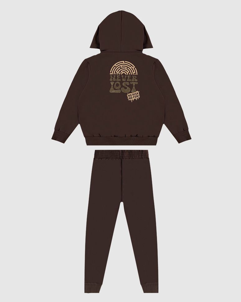 Conjunto Infantil Menino Jaqueta Com Estampa Moletom Flanelado Malwee Kids