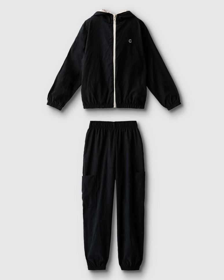 Conjunto Menino Calça Parachute Bolso Lateral Em Nylon - Carinhoso