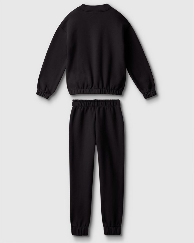 Conjunto Menina Jaqueta E Calça Em Moletom Comfy Touch Flanelado - Carinhoso