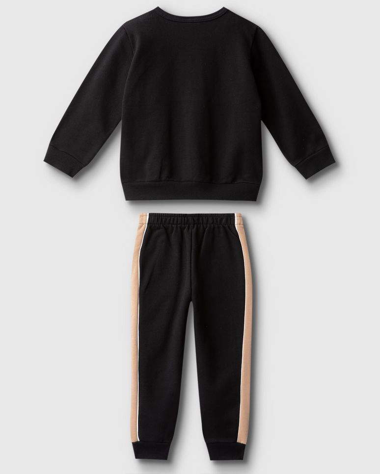 Conjunto Menino Blusão Estampa Original Em Moletom Flanelado - Carinhoso