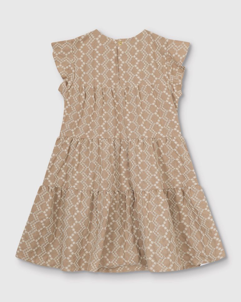 Vestido Menina Marias Em Laise Algodão - Carinhoso