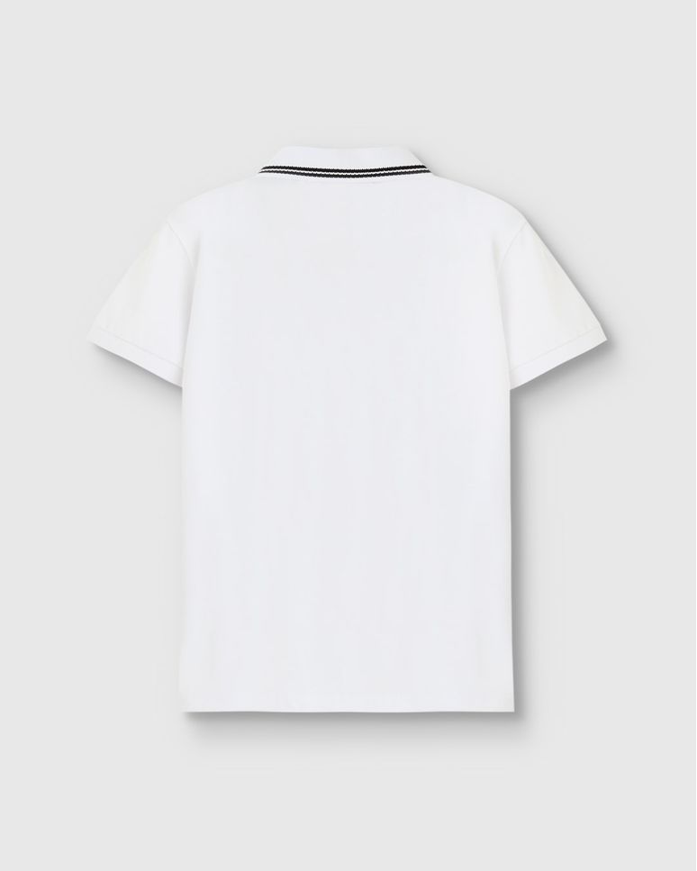 Camisa Polo Menino Peitilho Frontal Em Algodão - Carinhoso