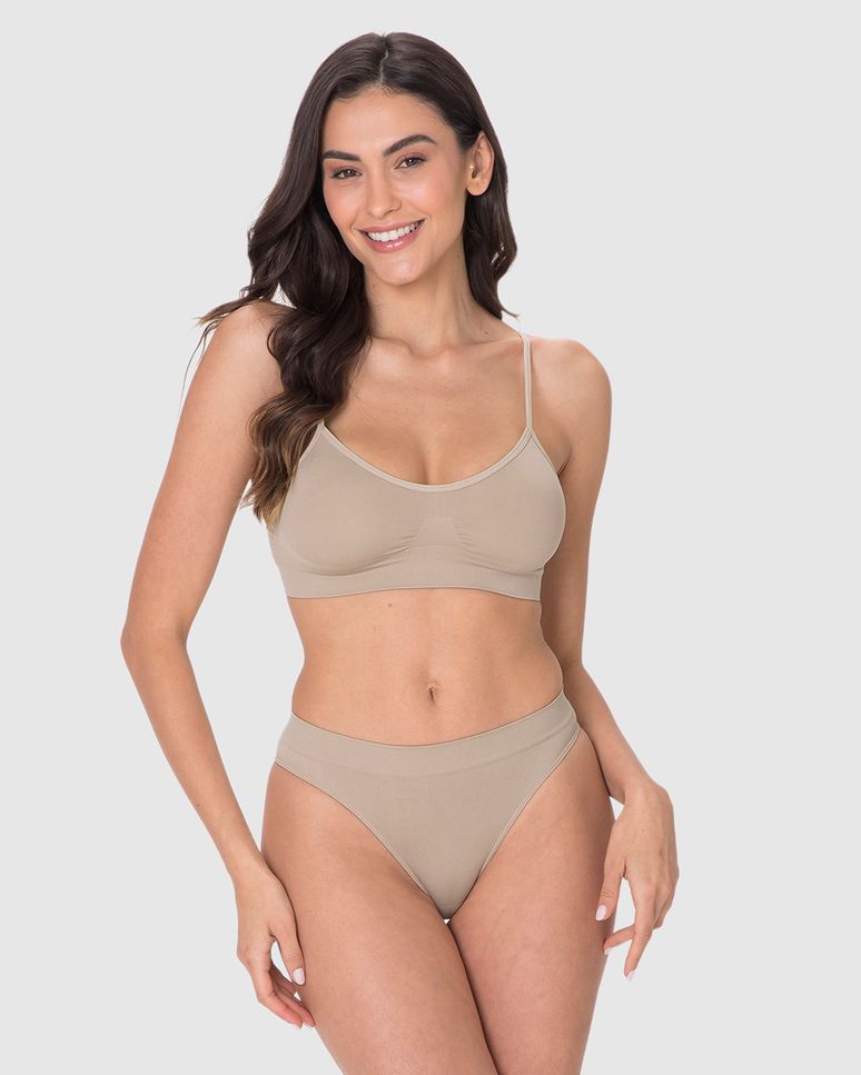 Top Feminino Sem Bojo Em Poliamida