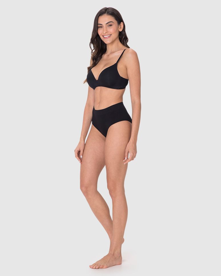 Calcinha Feminina Caleçon Em Malha Poliamida