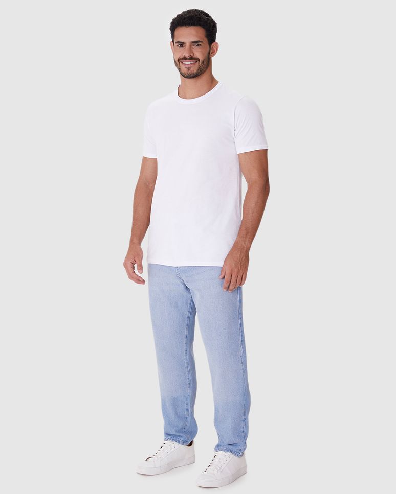 Camiseta Original Masculina Decote Redondo Em Algodão