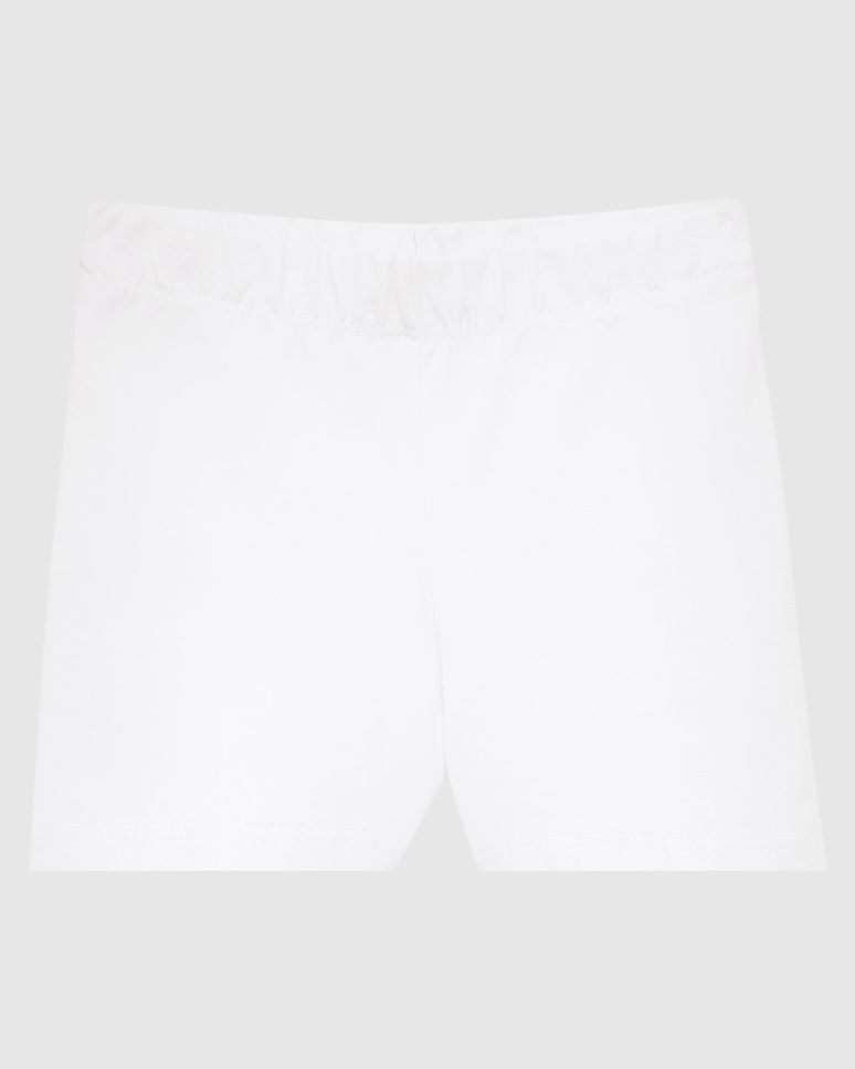 Shorts Infantil Menina Cós Elástico Em Algodão Malwee Kids