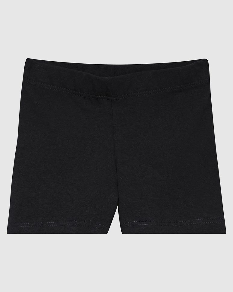 Shorts Infantil Menina Cós Elástico Em Algodão Malwee Kids