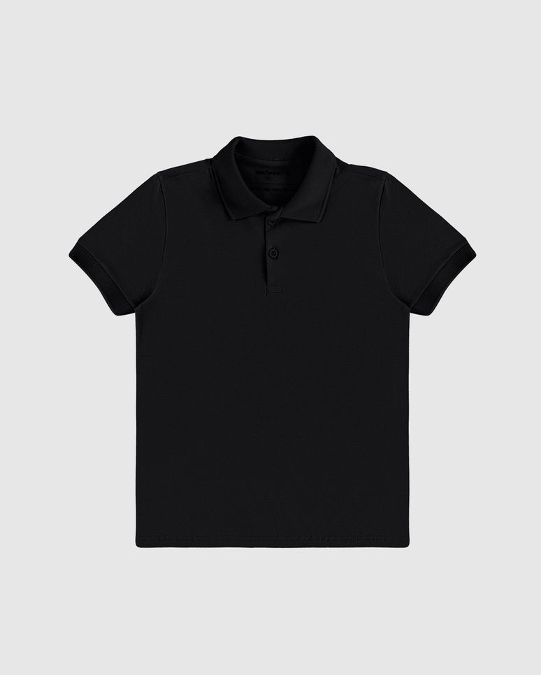 Camisa Polo Infantil Menino Gola Esporte Em Piquet Stretch Malwee Kids