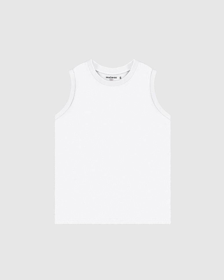 Regata Infantil Menino Decote Redondo Em Algodão Malwee Kids