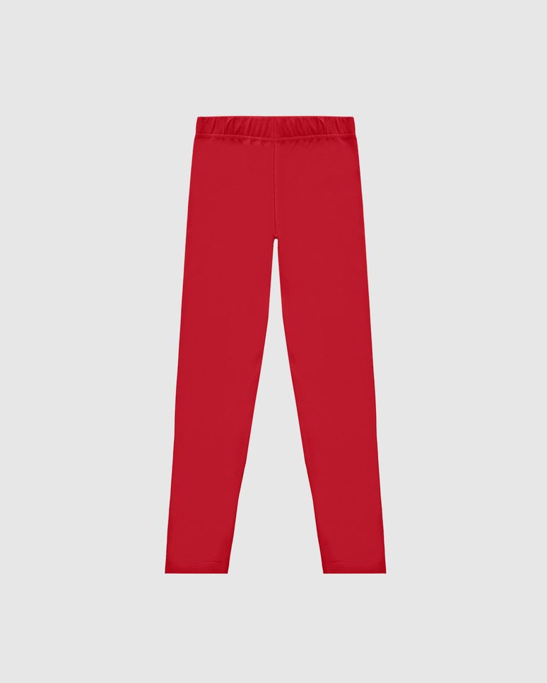 Calça Legging Infantil Em Algodão Malwee Kids