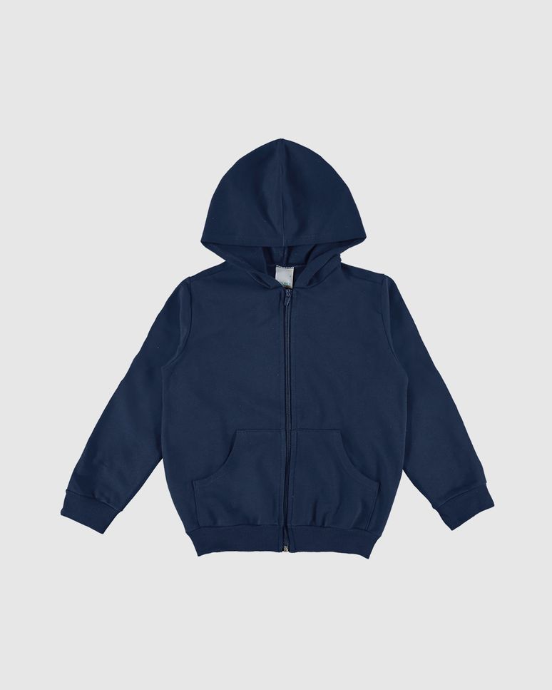 Jaqueta Infantil Unissex Em Moletom Sem Flanela Malwee Kids