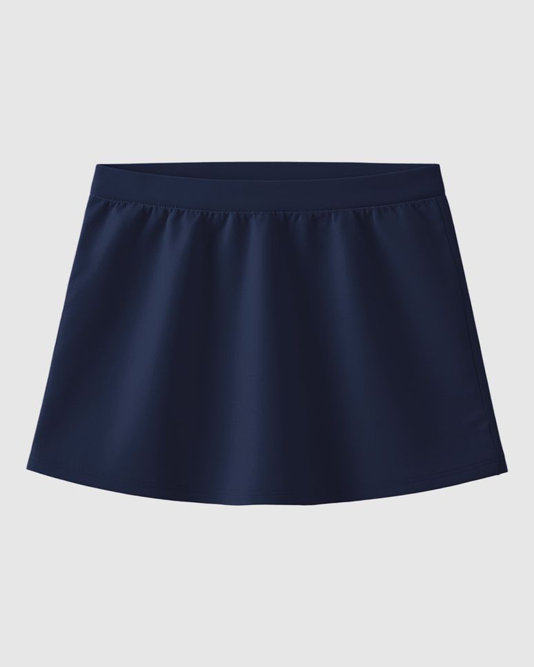 Saia Shorts Infantil Menina Cós Elástico Em Algodão Malwee Kids