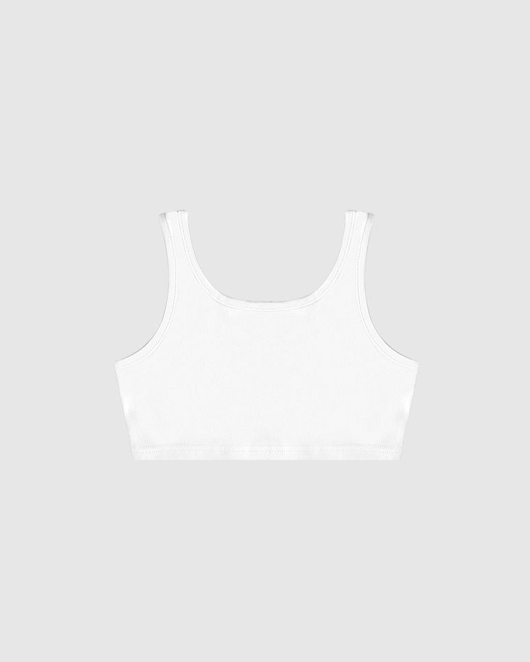 Top Regata Infantil Menina Em Algodão Malwee Kids