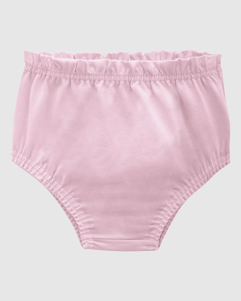 Calcinha Bebê Menina Tapa Fralda Em Algodão Malwee Kids