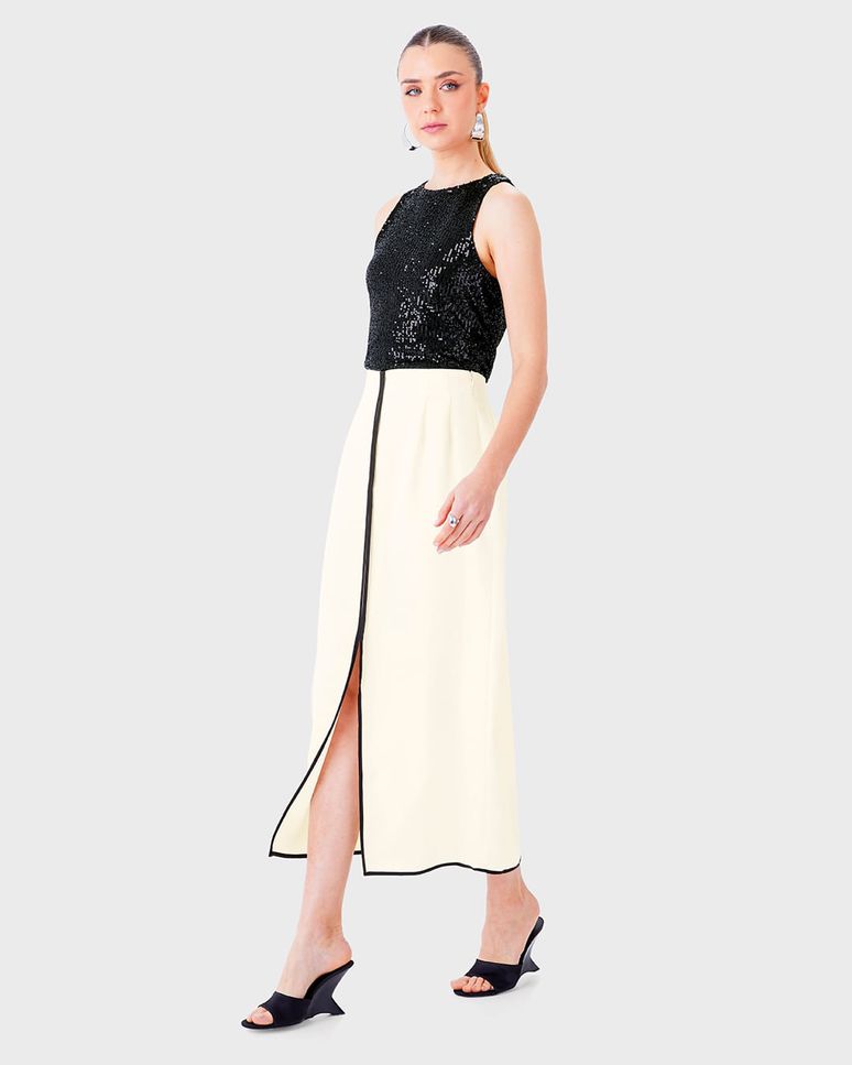 Regata Feminina Reta Em Paetê - ENFIM