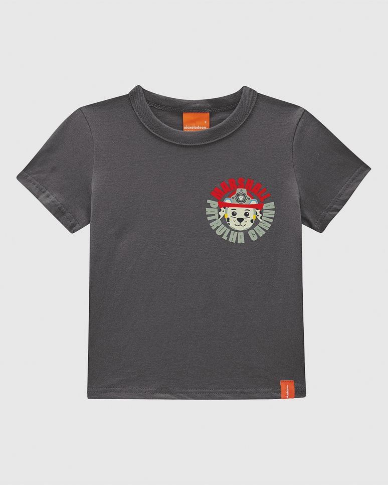 Camiseta Infantil Menino Especial Patrulha Canina Em Algodão Malwee Kids