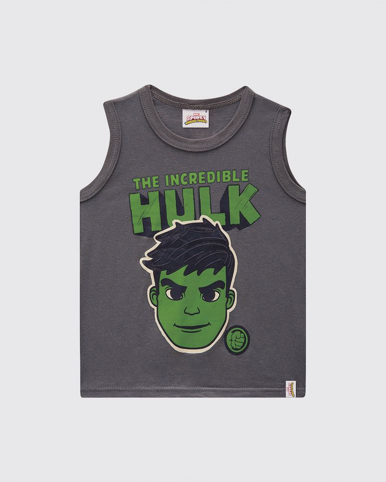 Regata Infantil Menino Spidey E Amigos Espetaculares Algodão Malwee Kids