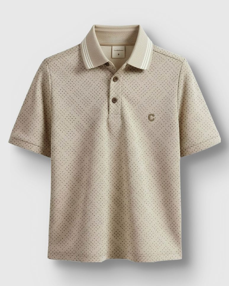 Camisa Polo Menino Detalhe Aplique Termocolante Em Piquet Stretch - Carinhoso