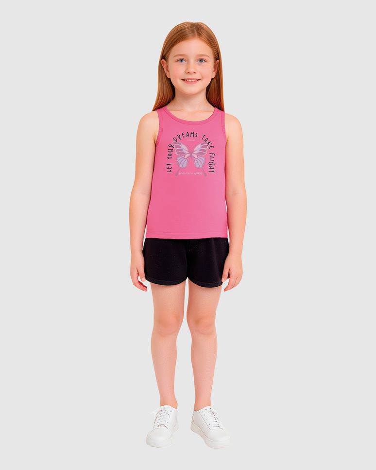 Conjunto Infantil Menina Let Your Dreams Take Flight Em Algodão Malwee Kids