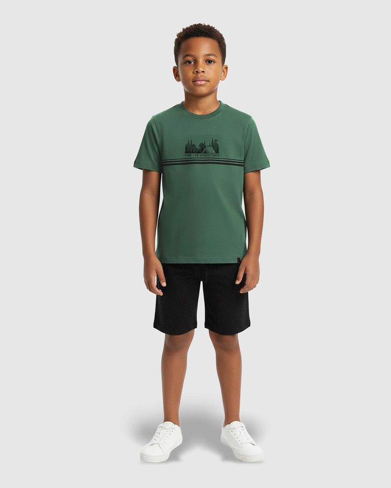 Conjunto Infantil Menino Time For Adventure Em Algodão Malwee Kids