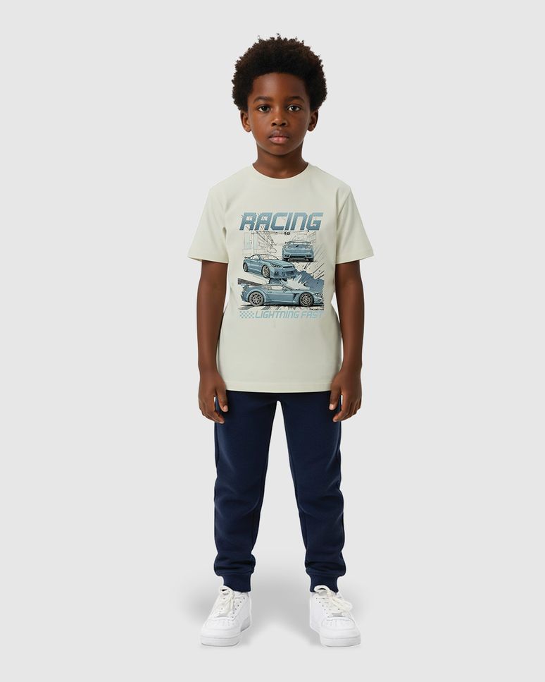 Camiseta Infantil Menino Estamp Com Puff Em Algodão Malwee Kids