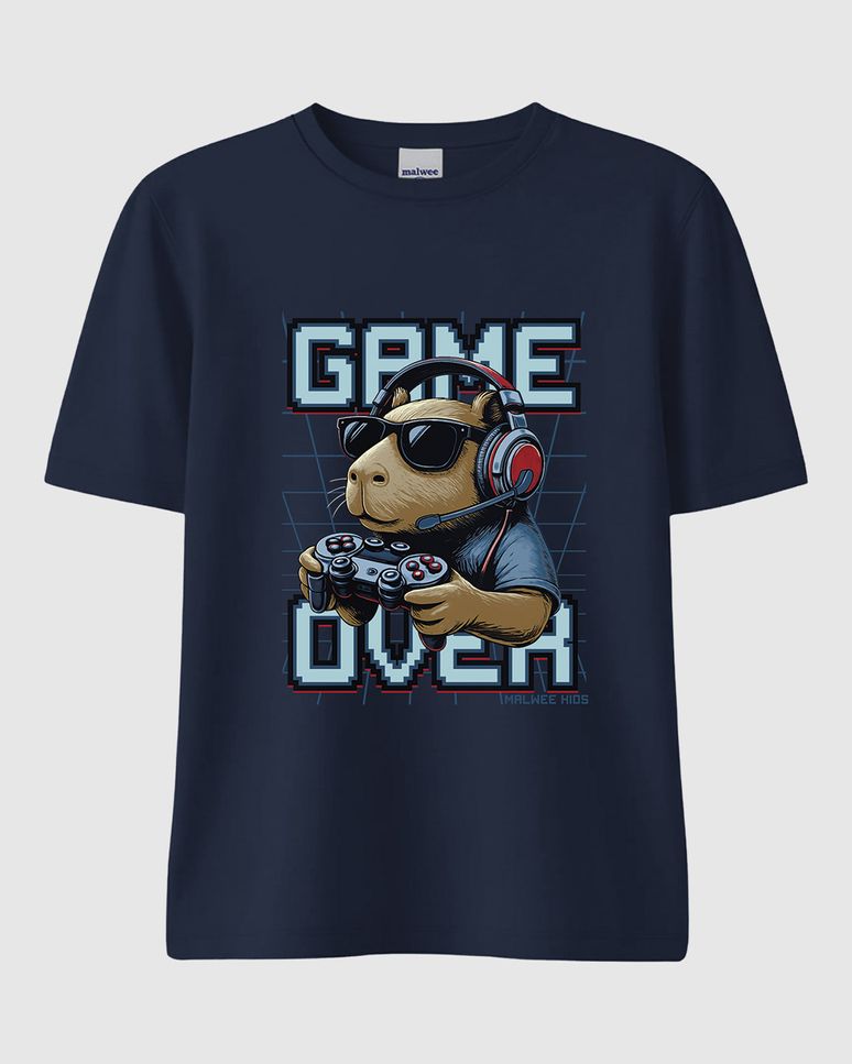 Camiseta Infantil Menino Estamp Com Puff Em Algodão Malwee Kids