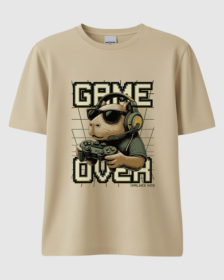 Camiseta Infantil Menino Estamp Com Puff Em Algodão Malwee Kids