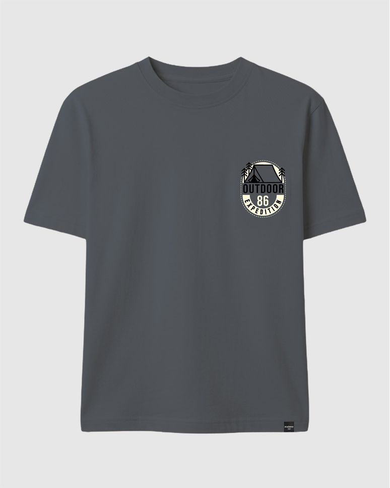 Camiseta Infantil Menino Estampa Outdoor Expedition Em Algodão Malwee Kids